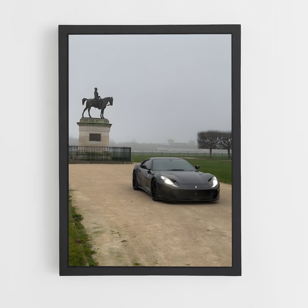 Poster La Puissance Ébène – affiche Ferrari (vue 2)